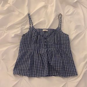 John Galt Plaid Tiffany Tank Top ♡